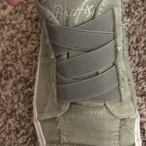 Blowfish Green Slip on Sneakers - Picture 2 of 4